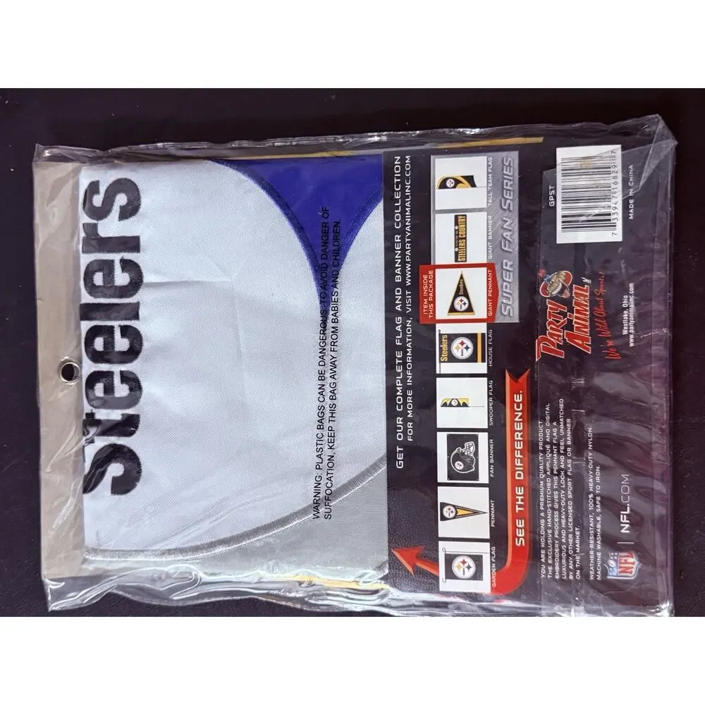 Pittsburgh Steelers Double-Sided Indoor/Outdoor Flag 3 x 5